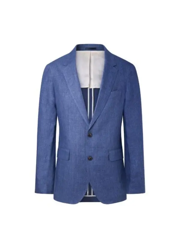 Linen Delave Hopsack Blazer