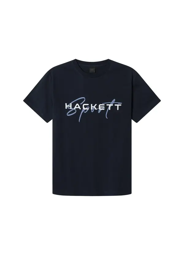 Monotype Printed Crew Neck T Shirt