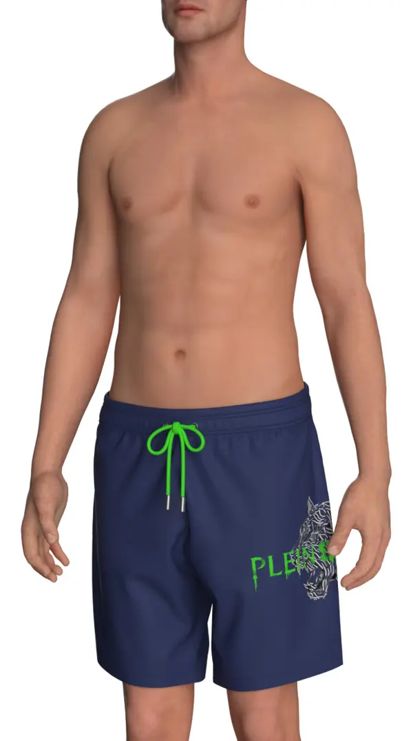 Regular Fit tiger print Swimshort