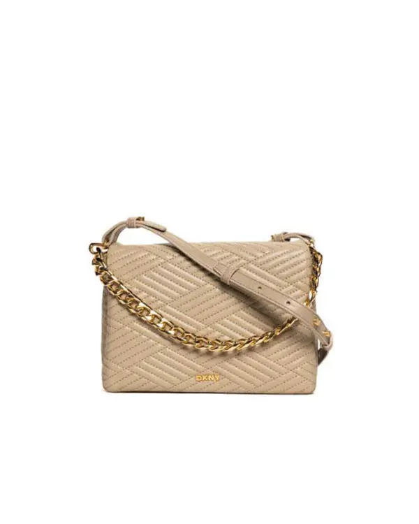 Deera Letaher Quilted Crossbody Bag