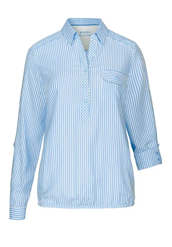 Loose fit Blouse with elastic at the hem