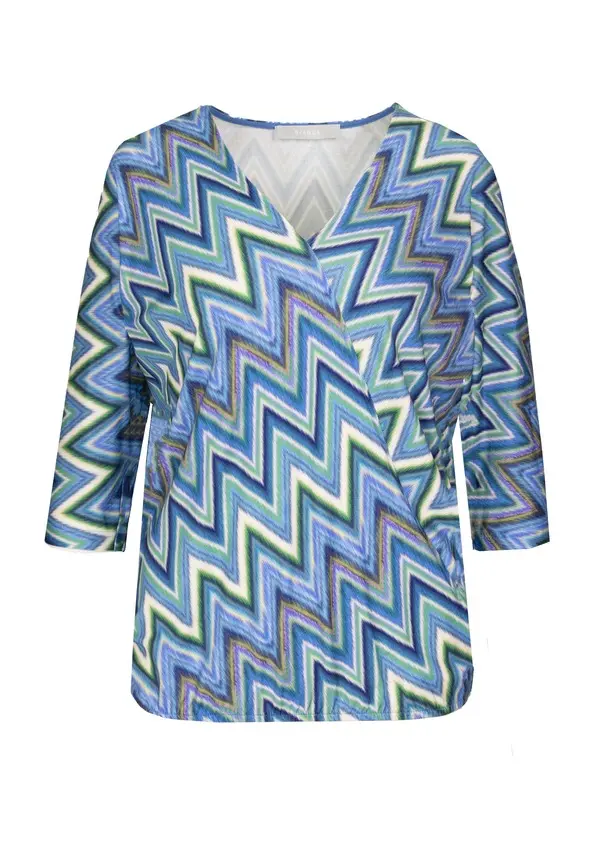 3/4 sleeves Printed Blouse