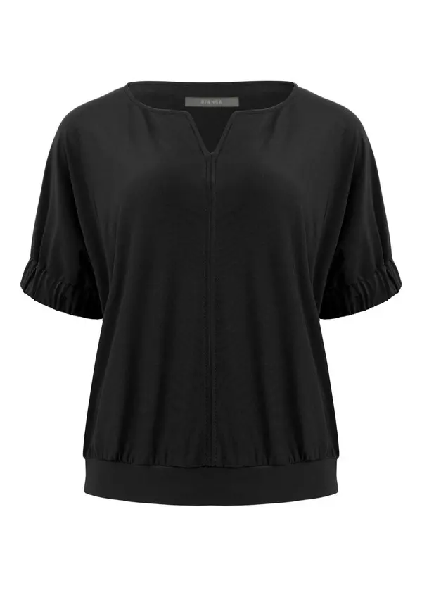 Short Sleeve V-neck Blouse