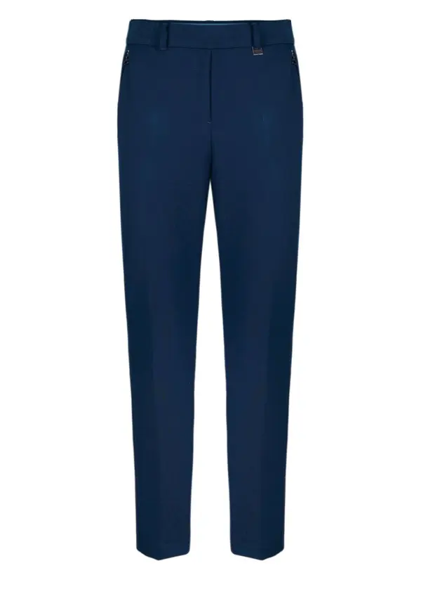 Slim cropped fit Trousers with crease