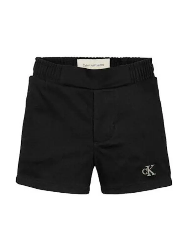 Cotton Satin Chino Shorts
