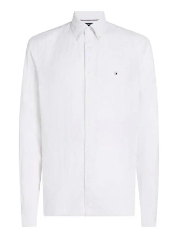REGULAR FIT DYE LINEN SHIRT