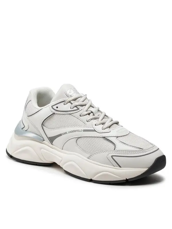 Multi-Material Chunky Runner Sneakers