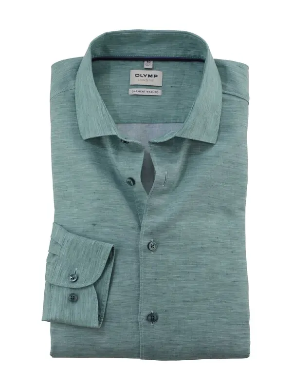 linen-cotton Ling Sleeve Shirt