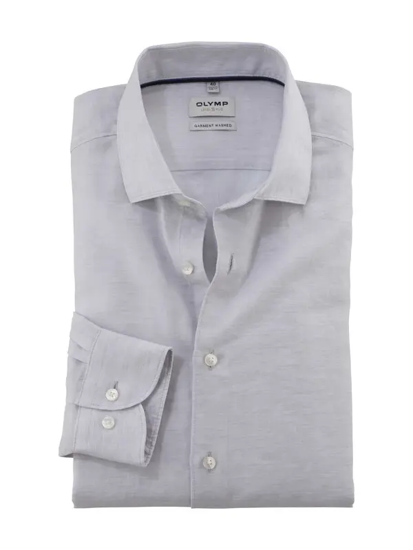linen-cotton Ling Sleeve Shirt