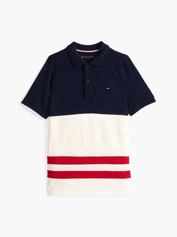 Regular Fit Colourblock Short Sleeve Polo 