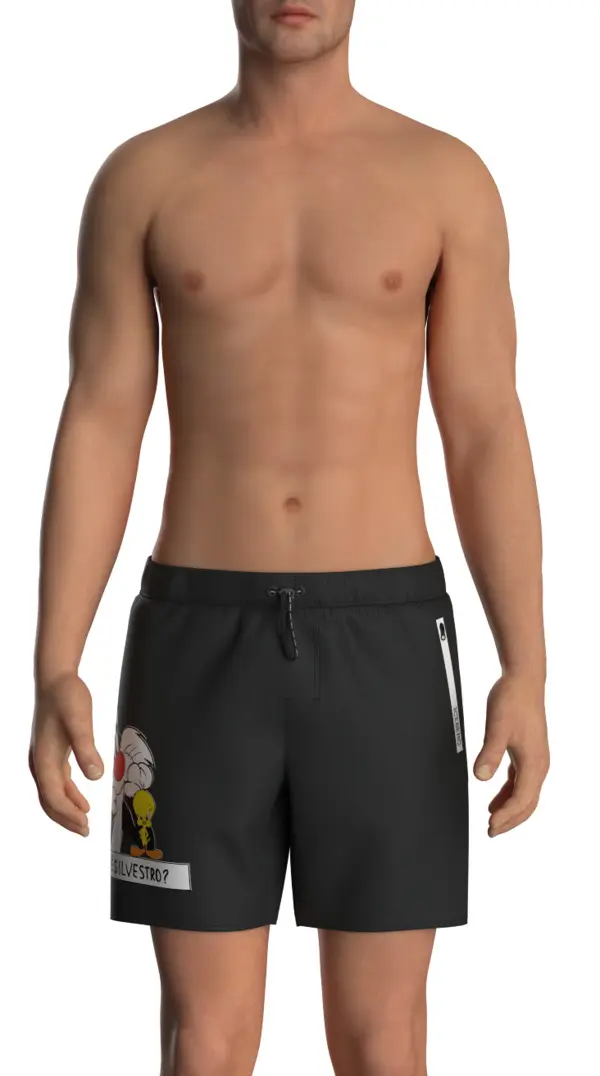 Tweety and Sylvester Swim Shorts