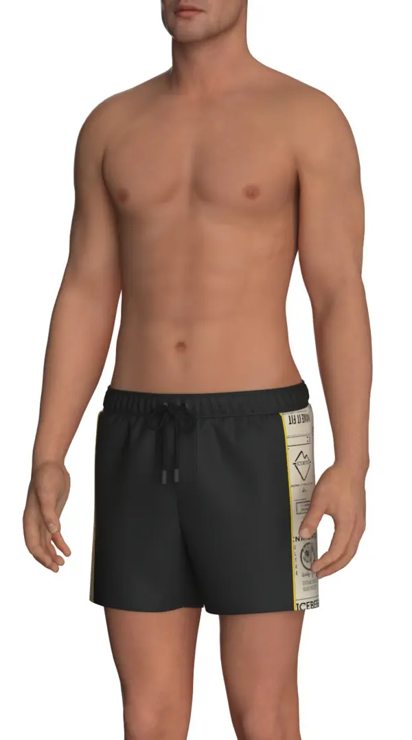 Swim Trunks with Side Detail