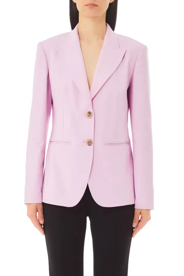 Fitted Single-Breasted Blazer