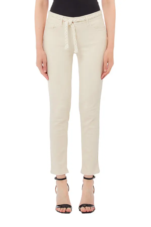 Embroidered Skinny Jeans