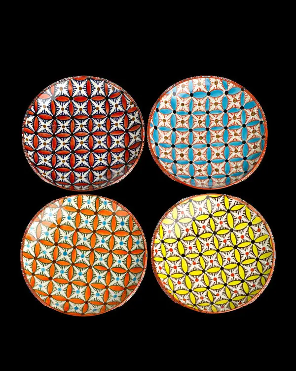 Hippy Side Plate Set