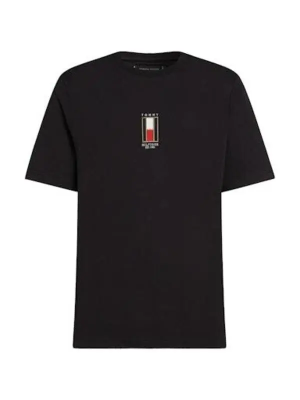 REGULAR FIT T-SHIRT WITH VERTICAL FLAG