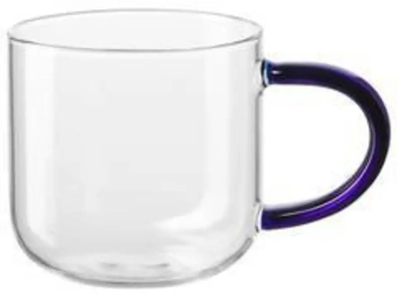 Mug With Blue Handle