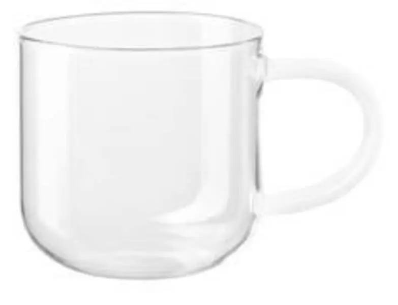 Mug With White Handle