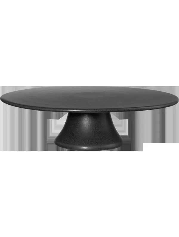 Cake Plate, Black Iron