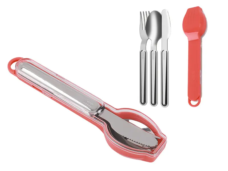 Cutlery Set red