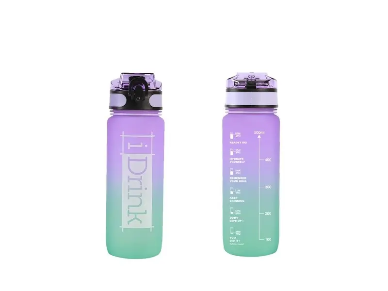 Tritan Bottle 750 ml purple and aquamarine