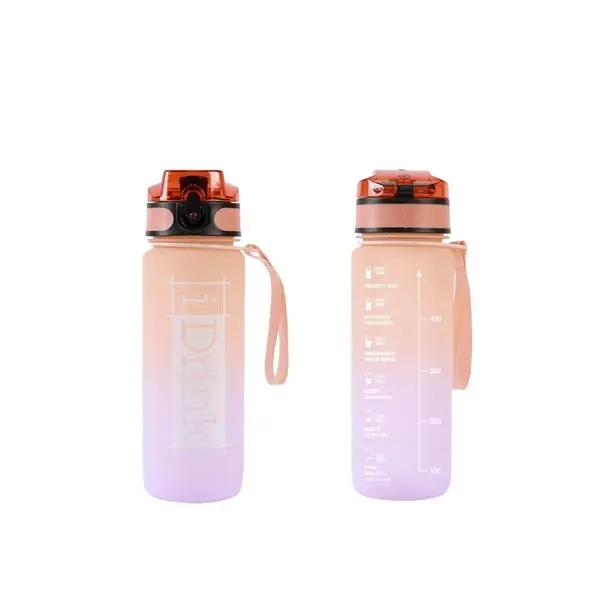 Tritan Bottle 1000 ml orange and lilac