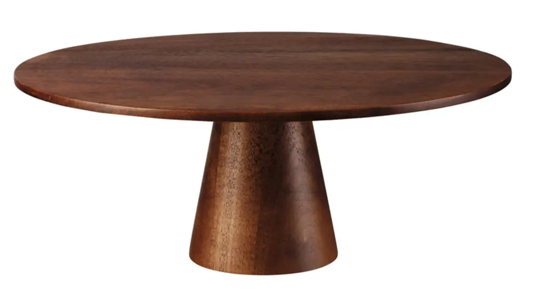 Food Stand 21 cm 8.2 cm Height Acacia