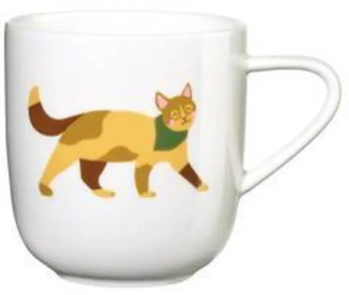 Cat Kasimir Mug 8 cm 8.5 cm Height 0.25L