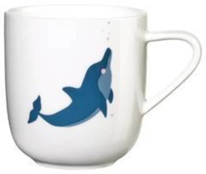 Dolphin Dennis Mug 8 cm 8.5 cm Height 0.25L