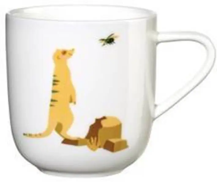 Meerkat Elvis Mug 8 cm 8.5 cm Height 0.25L
