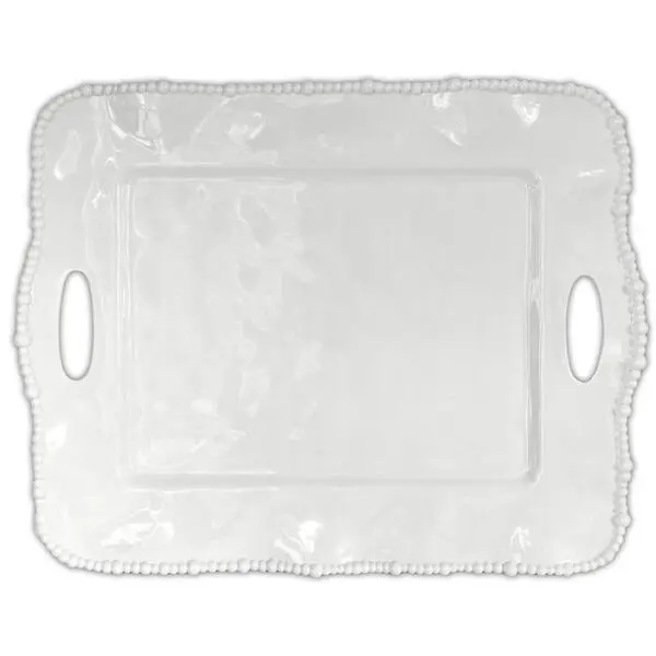 Rectangular Tray, White