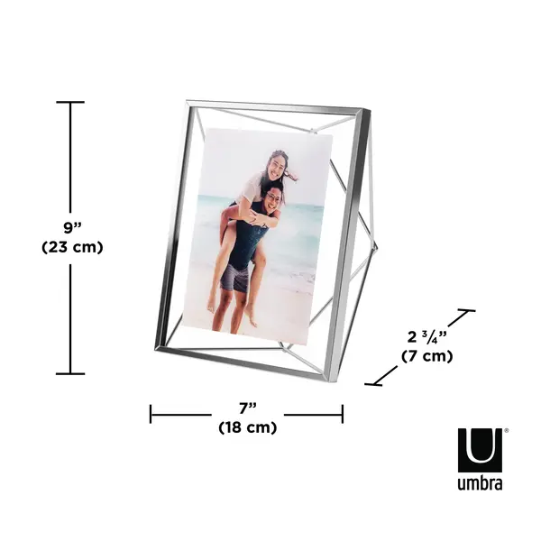 Prisma Picture Frame 5x7 Chrome