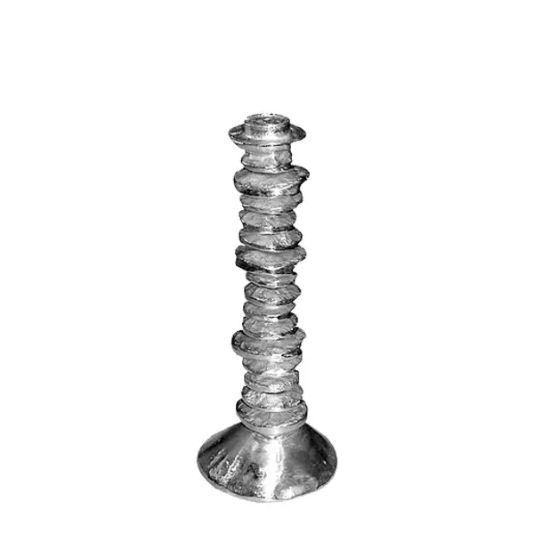 Candlestick GALET PM 23 cm Nickel