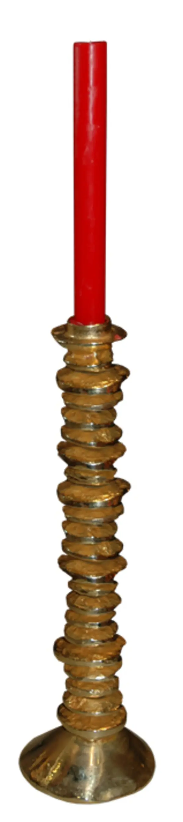 Candlestick GALET GM 32 cm Gold