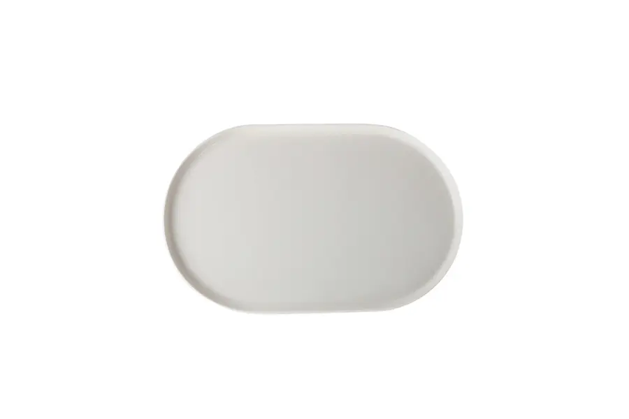  Chopin Alumilite Oval Plate 18cm (Bottom Glazed)