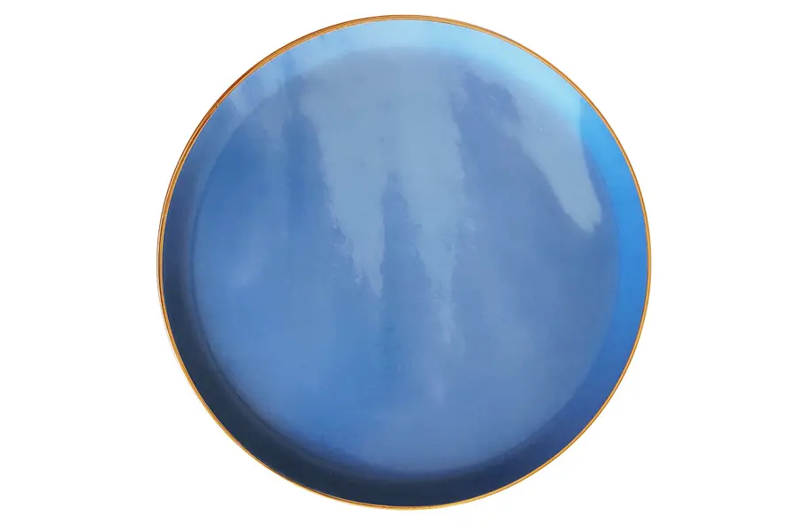 Posh Blue Flat Plate 28cm