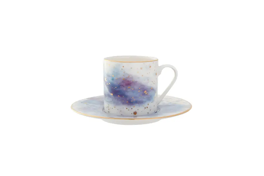  Cosmos Design 4 Coffee Cup & Saucer