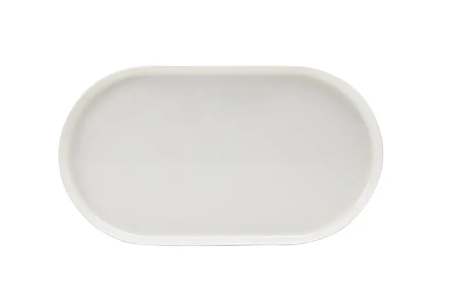  Chopin Alumilite Oval Plate 28cm (Bottom Glazed)