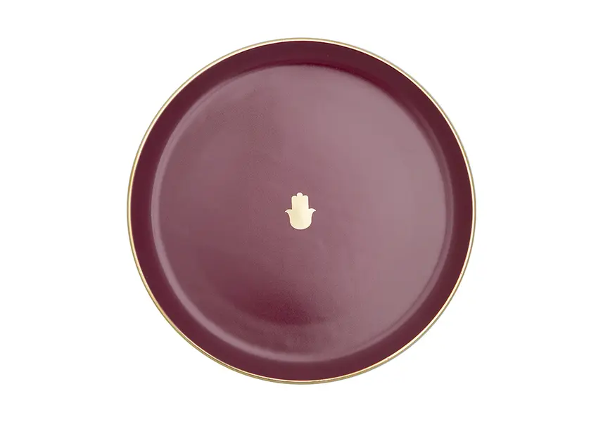  Glamorous Fuchsia Flat Plate 20cm