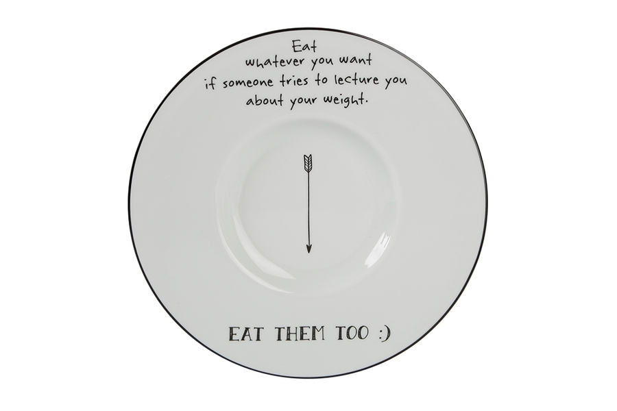  Be Happy Gourmet Plate 28cm