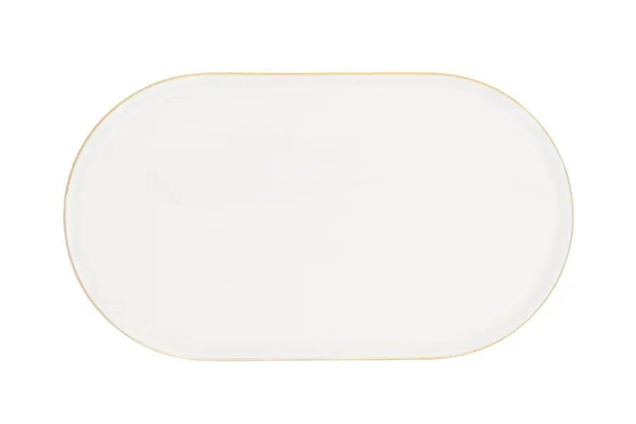  Chopin Gold Banded Oval Plate 28cm