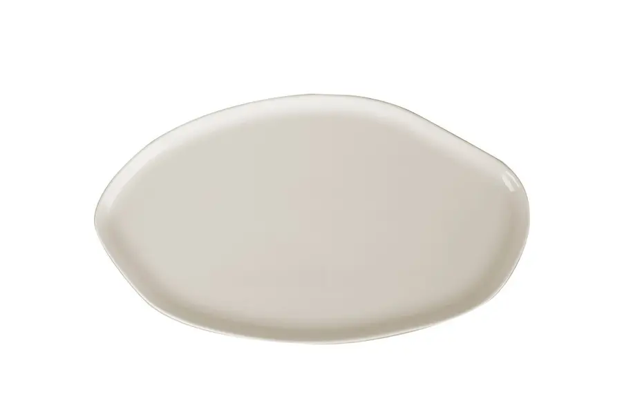  Pure Alumilite Oval Plate 31cm (Bottom Glazed)