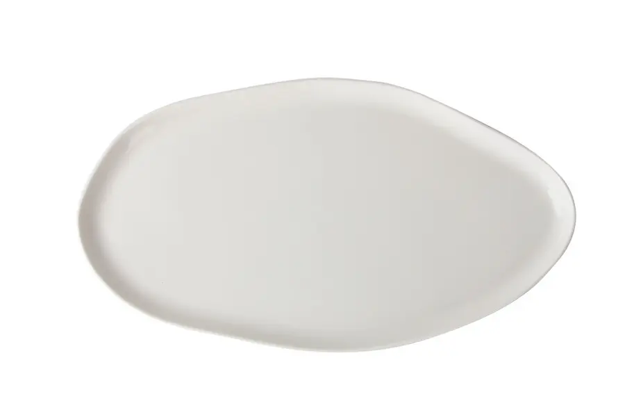 Pure Alumilite Oval Plate 27cm (Bottom Glazed)