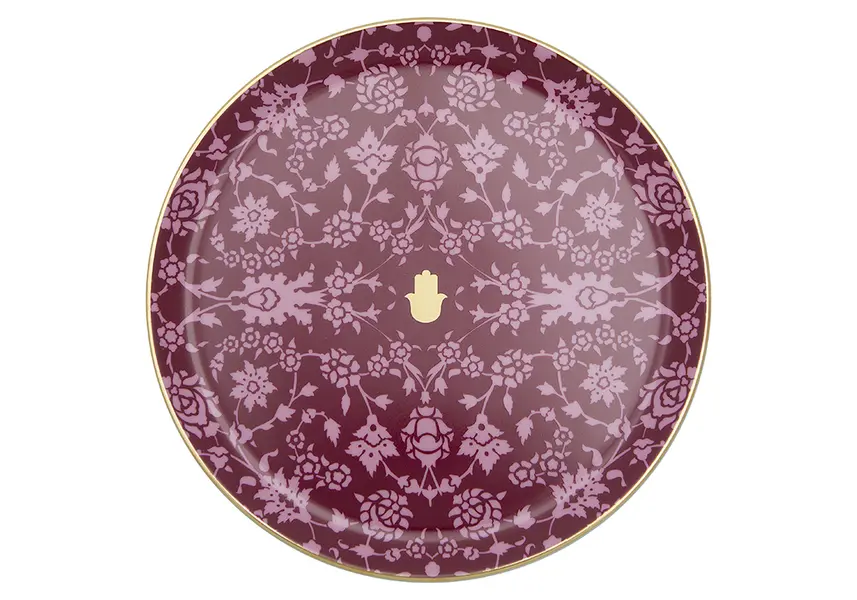  Glamorous Fuchsia Flat Plate 24cm