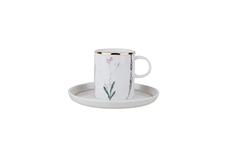 Botanical Teacup & Saucer 200cc