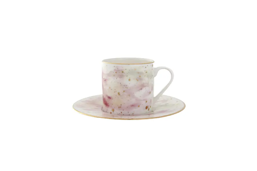 Cosmos Design 2 Coffee Cup & Saucer