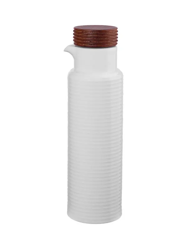 oil and vinegar bottle - white