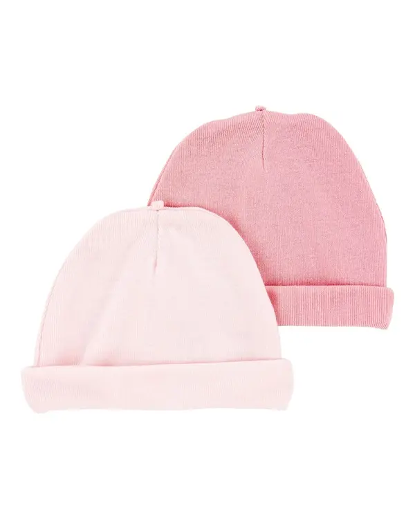 2-Pack Caps - Pink