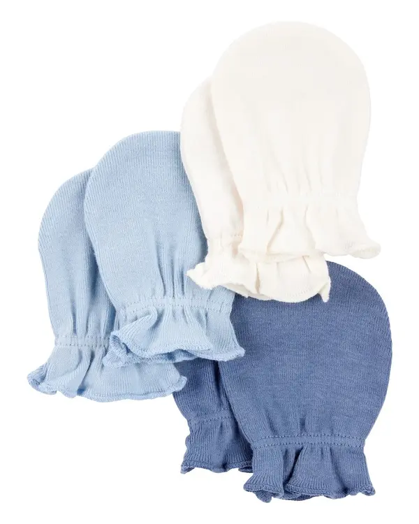 3-Pack Mitts - Blue