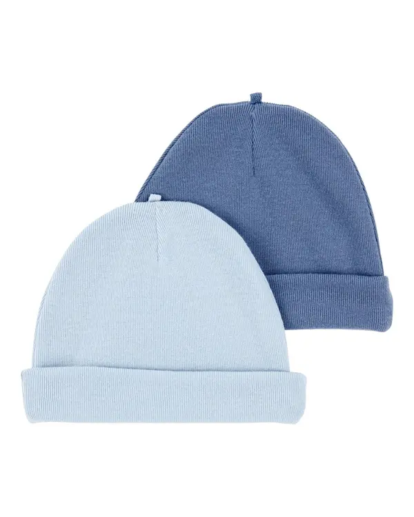 2-Pack Caps - Blue
